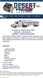 Mobile Screenshot of desertfreight.com